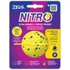 Zeus Nitro - Svorinis Kamuolys - Geltona ir Mėlyna - Vidutinis, Ø6.3cm