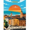 Omaart Oslo: Miesto Kraštovaizdis Po Raudona Saule
