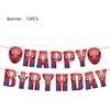 Girlianda "Happy birthday" Spiderman ( Žmogus voras )