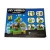 Minecraft magnetinis blokelių / kaladėlių rinkinys - 50 vnt
