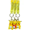Šviečiantis Raktų pakabukas Pikachu, geltonas 3vnt