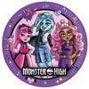 Vienkartinės lėkštutės Monster High 23cm, 8 vnt.