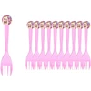 Vienkartinės šakutės Barbie, 10 vnt.