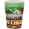 Vienkartiniai puodeliai Minecraft ,10 vnt.