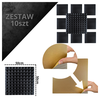 Bitmat DNA AM2 BK akustinių skydelių rinkinys 10 vnt., juodas