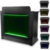 DNA Professional DJ BOOTH BK - DJ booth with illuminated RGB LED panel (juodas)