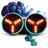 EVOLIGHTS LUMEN ROTO DUO judančio apšvietimo efektas