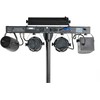 LIGHT4ME T-BAR LASER STROBE LED PAR DERBY UV IR multiefektas