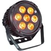 Spotlight LIGHT4ME Juodas PAR 7x10W RGBWA LED galingas prožektorius