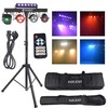 LIGHT4ME T-BAR LASER STROBE LED PAR DERBY UV IR multiefektas