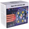 LIGHT4ME TURBO FLOWER disko efekto LED PAR UV rutulinis lazerinis stroboskopas