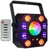 LIGHT4ME TURBO FLOWER disko efekto LED PAR UV rutulinis lazerinis stroboskopas