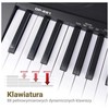 MK WP 881 skaitmeninis pianinas, klavišai, skirti mokytis groti