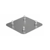 Home Styling Collection STAND4ME PAGRINDINĖ PLOKŠTELĖ QUADRO ALU 290 31x31 Sidabrinis