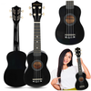 Luna Guitars SUPRIMO UK21 BK sopraninė ukulelė, 21", juoda, medinė