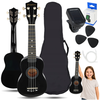 Luna Guitars SUPRIMO UK21 SET BK sopraninė ukulelė 21" juoda