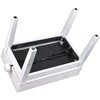 V-TONE ŁAWA 2 WH - piano bench with storage compartment and height adjustment, baltas