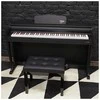 V-TONE BL-8808 BK digital piano for learning USB MIDI juodas