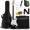 V-TONE EGA 39 BK elektrinės gitaros 4/4 Stratocaster 39" SSS rinkinys