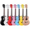 V-TONE UK23 RD akustinė koncertinė ukulelė 23" raudona + dangtelis