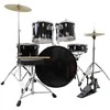 Akustinių būgnų komplektas V-TONE VD KIT PRO, Juodos spalvos