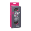 Adult Games Quickie Gag Silicone Mouth Bit - Flexible Universal Size, Juodas