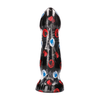 All Black All Juodas Champagne-Shaped Intimate Plug 27.5 cm Juodas