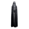 Allure Drama Queen Cape &amp; G-String Set OS Adjustable Juodas Mesh