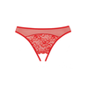 Allure Seven 'til Midnight Just A Rumor Lace Mesh Panty One Size Juodas