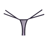 Allure Dreamgirl Mesh and Lace Thong Juodas Adjustable One Size