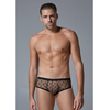 Allure Male Power Star Mesh Brief S/M - Ultra Sheer All-Star Design