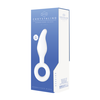 Chrystalino By Shots Shots Gripper Glass Wand with Ergonomic Ring Handle, Clear, Borosilicate