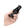 Chrystalino By Shots Shots Chrystalino Missy Glass Plug Vibrator Juodas 10-Speed with Suction Cup