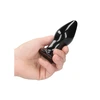 Chrystalino By Shots Shots Chrystalino Juodas Glass Intimate Device with Suction Cup &amp; Remote