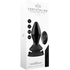 Chrystalino By Shots Shots Chrystalino Juodas Glass Intimate Device with Suction Cup &amp; Remote