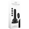 Chrystalino By Shots Chrystalino Thumby Juodas Glass Model with 10-Speed Vibration &amp; Suction Cup