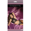 Coquette Dreamgirl Fishnet Lace Halter Top &amp; Shorts Set Adjustable One Size