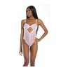Coquette Leg Avenue Twist Cup Teddy Rožinė - One Size, Elegant Lace Design