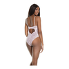 Coquette Leg Avenue Twist Cup Teddy Rožinė - One Size, Elegant Lace Design