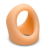 Curve Toys Malesation Silicone Performance Ring Dual Openings, Skin Tone, Flexible