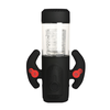 Curve Toys Turbo Max Intimate Machine with Rotating, Thrusting &amp; Suction System - Transparent/Juodas