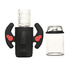 Curve Toys Turbo Max Intimate Machine with Rotating, Thrusting &amp; Suction System - Transparent/Juodas