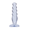 Doc Johnson Crystal Jellies Anal Plug 12 cm - Soft Graduated Shape, Clear