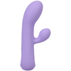 Doc Johnson CalExotics Aura Rechargeable Silicone Rabbit Vibrator Lilac