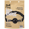 Doc Johnson Ball Gag Vegan Leather Adjustable Juodas 55mm