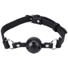Doc Johnson Ball Gag Vegan Leather Adjustable Juodas 55mm