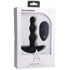 Doc Johnson A-Play Shaker Silicone Remote Beaded Plug Rechargeable Juodas