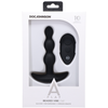 Doc Johnson A-Play Shaker Silicone Remote Beaded Plug Rechargeable Juodas