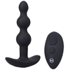 Doc Johnson A-Play Shaker Silicone Remote Beaded Plug Rechargeable Juodas