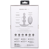 Doc Johnson A-Play Shaker Silicone Remote Beaded Plug Rechargeable Juodas